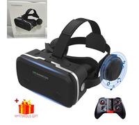 3D Viar téléphone réalité virtuelle VR lunettes casque casque appareils intelligents lentilles lunettes pour Smartphones contrôleurs de cellules casque - Type With Box 054 Remote #A