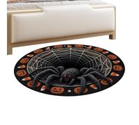 3D Visual Illusion Rug, Round Velvet Carpet, Crystal Floor Mat