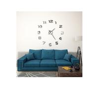 vidaXL Horloge murale 3D Design moderne 100 cm XXL Argenté
