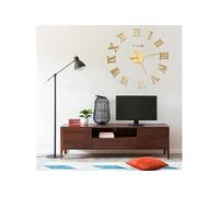 vidaXL Horloge murale 3D Design moderne Doré 100 cm XXL