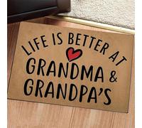 3D Warm Home Non-Slip Floor Mats Door Mats Porch Mats Creative Text Design Welcome Friends and Relatives to Come, Easy to clean-50x80cm