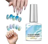 3D Water drop gel top coat- water drop top coat gel,no wipe, raindrop bubble effect,vernis à ongles gel uv/led haute brillance effet goutte d'eau, système de manucure à faire soi-même