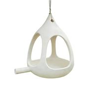 3D Water Droplet Hanging Bird Feeder - Large-Capacity Transparent Gazebo Design | Heavy-Duty Outdoor Wild Bird Feeder | Backyard Wildlife Observation Station for Songbirds