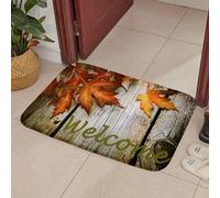 3D Welcome Doormat, Machine Washable Polyester Doormat, Non-Slip Mat, Decorative Entryway Rug for Home, Garage, Indoor/Outdoor-50x80cm