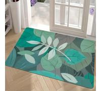 3D Welcome Mat with a Vibrant Leaf Pattern - Suitable for Indoor/Outdoor Use, Perfect for an entryway, Kitchen Or doorway-50x80cm
