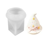 3D Witch Hat Molds, 3D Witch Hats, Handmade Flexible Decorations | Halloween Theme Candy Mold for Cake Aromatherapy Wax Clay Crafts Holiday Party Offices Home Room Desktop