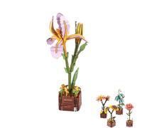 3D Wooden Flower Bouquet Puzzle,DIY Craft Kit for Adults, Home Decor Centerpiece for Table, Shelf Display, Relaxing Creative Project (Flower G)
