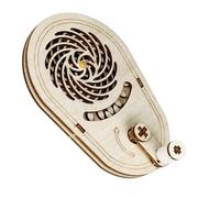 3D Wooden Optical Illusion Puzzle - Basswood Plywood STEM Science Toy,Rotating Visual Learning Model | Wooden Puzzles Classroom Homeschool Indoor Play Activities