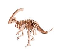 3D Wooden Puzzles - DIY 3D Dinosaur Puzzle, Stem Educational Brain Teaser Kit, Wooden Assembly Toy, Safe Easy Punch out Design, Cognitive Development Learning Aid | Interactive Creative Building Fun