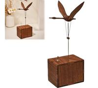 3D Wooden Whale Music Box Dynamic Model, Mechanical Transmission Bionic Marine Organism Music Box, Creative Office Home Desk Decor,Gifts for Adults