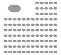 3D24, 100 pieds, 120 mm, plastique PA renforcé par billes de verre, gris | 120 mm ; type I ; avec trous de vissage fermés ; nivellement ; plage de rotation 20° ; pour boule 15 ; capacité de charge 900