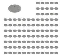 3D24, 100 pieds, 120 mm, plastique PA renforcé par billes de verre, gris | 120 mm ; type I ; avec trous de vissage ouverts ; nivellement ; plage de rotation 20° ; pour boule 15 ; capacité de charge