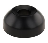 3D24 Assiette, 40, zinc moulé sous pression, revêtu par pulvérisation, noir, type I/B, sans trous de vissage, zinc moulé sous pression