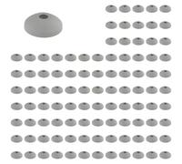 3D24, Lot de 100 plaques de pied, 60 mm, plastique PA renforcé par billes | 60 mm ; type I ; sans trous de vissage ; nivellement ; plage de rotation ± 20° ; pour boule 15 ; capacité de charge : 900 kg