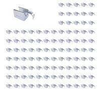 3D24, Lot de 100 supports variables AL, 97 x 44 x 45 mm, acier galvanisé | 97 x 44 x 45 mm - Type I - Dimensions de la grille : 30 mm - À suspendre - Poids : 16 300 g
