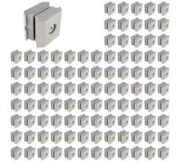 3D24, Lot de 100 supports variables AL, 97 x 44 x 45 mm, acier galvanisé | 97 x 44 x 45 mm - Type I - Dimensions de la grille : 30 mm - À suspendre - Poids : 18 300 g