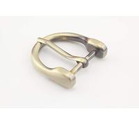 3DANCraftit Alliage de zinc Boucle de ceinture en cuir pour ceintures et travaux manuels, Heavy Duty Fermoir pour couture, Art, sacs, vêtements de rechange 3/4 inch / 19mm Anti bronze AT89