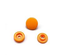 3dancraftit Boutons pression en résine orange de 12 mm 1/2 pouce, boutons pression en plastique pour couture, cuir, vêtements, 100 pièces par lot AT1P