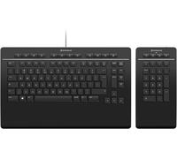 3Dconnexion Clavier AZERTY Keyboard Pro avec pavé numérique sans fil