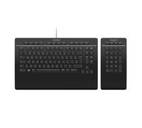 Clavier 3Dconnexion Keyboard Pro avec pavé numérique, allemand (QWERTZ)