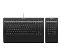 3Dconnexion Keyboard Pro with Numpad - Ensemble de clavier et pavé numérique - USB - AZERTY - Français G