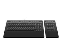 3Dconnexion Keyboard Pro with Numpad - Ensemble de clavier et pavé numérique - USB - QWERTY - Espagnol G