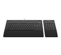 3Dconnexion Keyboard Pro with Numpad - Ensemble de clavier et pavé numérique - USB - QWERTY - R.-U. G
