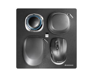 3Dconnexion SpaceMouse Wireless Kit 2 (Édition Bluetooth, Solution de Conception Mobile, pour CAO et 3D, sans Fil, Noir)