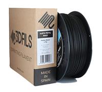 3DFILS - Filament PETG noir mat pour impression 3D (1,75 mm/1 kg, noir mat)