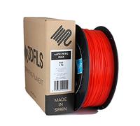 3DFILS - Filament PETG rouge pour impression 3D (1,75 mm/1 kg, rouge)