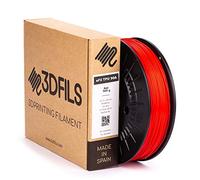3DFILS Filament souple pour impression 3D eFil TPU 90A 1,75 mm 1 kg Rouge
