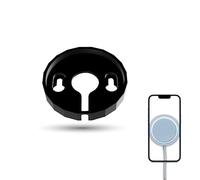 3DHerb Support mural compatible avec Apple MagSafe Charger sans fil - Coque de protection compatible avec iPhone 14 12 13 Mini Pro Max avec vis sans chargeur (noir)