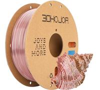 3DHoJor Filament PLA en soie de 1,75 mm, filament PLA triple couleur pour imprimante 3D, coextrusion 3 en 1, bobine de 1 kg, filament d'impression 3D, précision dimensionnelle +/- 0,03 mm