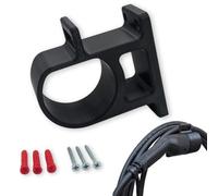 3disto Support mural de type 2 avec câble de charge latéral | Support de fiche EV avec support de câble | Fabriqué en Allemagne | Résistant aux intempéries | Compatible avec toutes les fiches de type