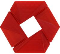 3DJAKE easyPETG Rouge Transparent - 1,75 mm / 2300 g