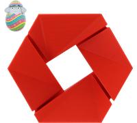 3DJAKE ecoPLA Rouge - 1,75 mm / 1000 g