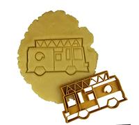 3DKOUPE - Emporte-pièce Camion de pompier - Thème Pompier - Couleur au choix - Conçu et fabriqué en Europe