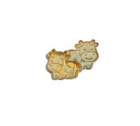 3DKOUPE - Emporte-pièces animaux avec poussoir - Vache, Baleine, Ours, Canard - Biscuits faciles pour enfants (Vache)