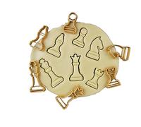 3DKOUPE - Emporte-pièces Jeu d'échecs - Lot de 6 - Roi, Reine, Pion, Fou, Cavalier, Tour - Couleur au choix - Conçu et fabriqué en Europe