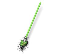 3DLIGHTFX Star Wars - Lampe décorative 3D - Sabre laser Yoda