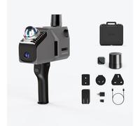 3DMakerpro Eagle LiDAR Scanner 3D professionnel 8K pour production de films, développement de jeux, réalité virtuelle, modélisation 3D, flux de travail tout-en-un, portée de 140 m