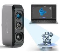 3DMakerpro Moose Lite Scanner 3D portable pour impression 3D, suivi visuel AI et lentilles anti-secousses avec résolution 0,1 mm 0,05 mm haute précision 10 PFS, compatible avec Windows/MacOS