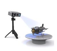 3DMakerpro Seal Lite Scanner 3D portable pour imprimante 3D, haute précision détaillée de 0,02 mm, vitesse de numérisation 10 FPS ultra-rapide avec lentilles anti-secousses - Forfait Premium