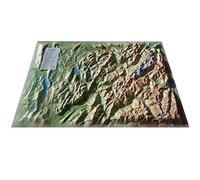 3DMAP Carte en Relief du mont Blanc et sa Region