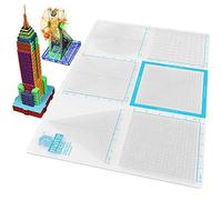 3Dmate Base - Tapis de Stylo 3D Transparent 45,7 x 30,5 cm avec Zone de fusible et de jonction - Silicone Souple résistant à la Chaleur Double Face - Accessoires de Stylo 3D compatibles avec Les