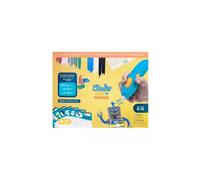 3Doodler Start+ Kit Créatif Turquoise - Stylo 3D Filament EKO 0.77mm, Température 65°C, USB, Inclut 147 Recharges, DoodlePad, 5W, 91g