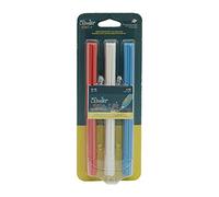 3Doodler Lot de 75 filaments d'impression 3D - Plus de 114,3 m d'étoiles et de rayures extrudées - Recharge plastique (75) - Mix 1
