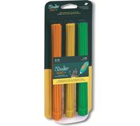 3Doodler Start Plastic Lot de 75 filaments d'impression 3D de plus de 114,3 m de mélange de jardin extrudé, lot de 75 recharges en plastique pour enfants de 2,6 à 13 ans