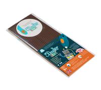 3Doodler Start ECO-11 Recharges Plastique Compostable Coco Brown, Ø 2.5mm, 24 unités - Compatible 3Doodler Start & Build&Play, Point de fusion 65°C