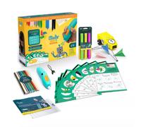 3Doodler Start+ Kit Créatif Turquoise - Stylo 3D Filament EKO 0.77mm, Température 65°C, USB, Inclut 147 Recharges, DoodlePad, 5W, 91g